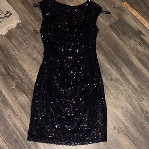CACHE Vintage 90s  Y2K / black Cache dress size 6